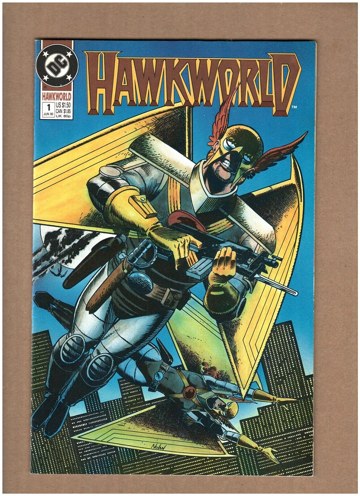 Hawkworld #1 DC Comics 1990 Hawkman Hawkgirl Tim Truman NM- 9.2