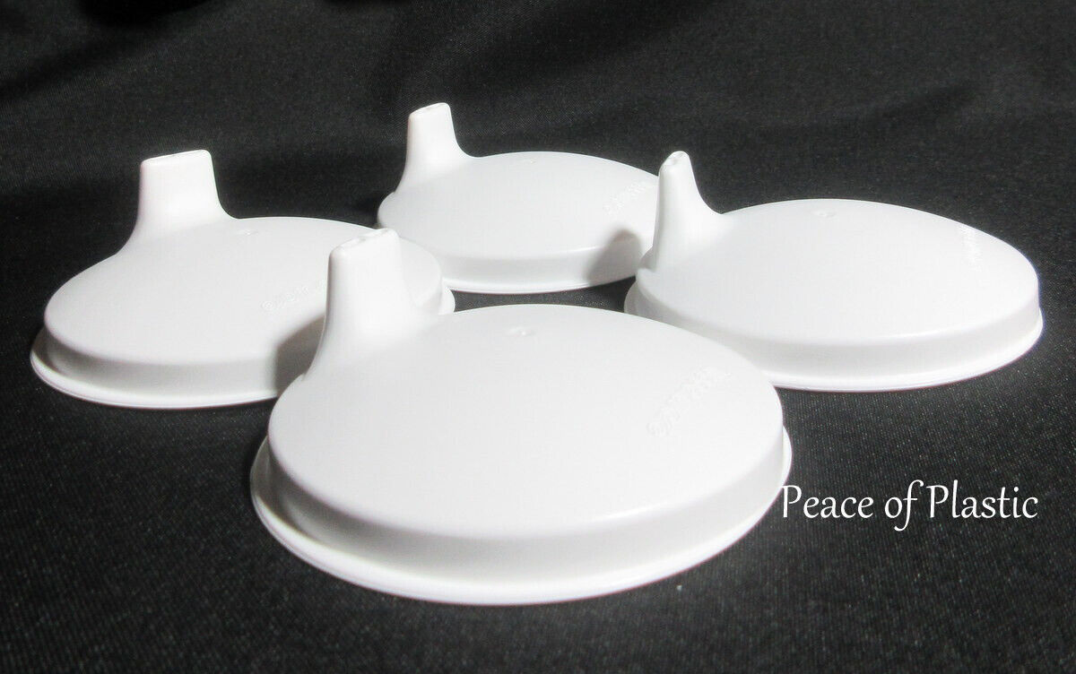 TUPPERWARE SIPPER SEAL DOMED SET for Bell Tumblers Set 4 Sippy Cup Lids Seals