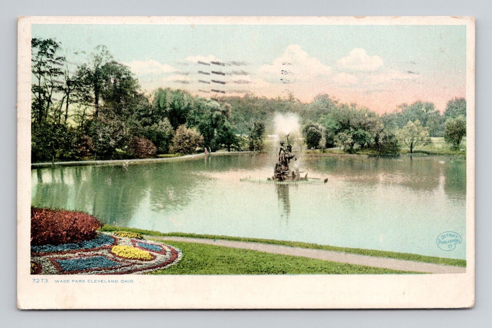Postcard Wade Park Cleveland Ohio, Detroit Pub Vintage i11