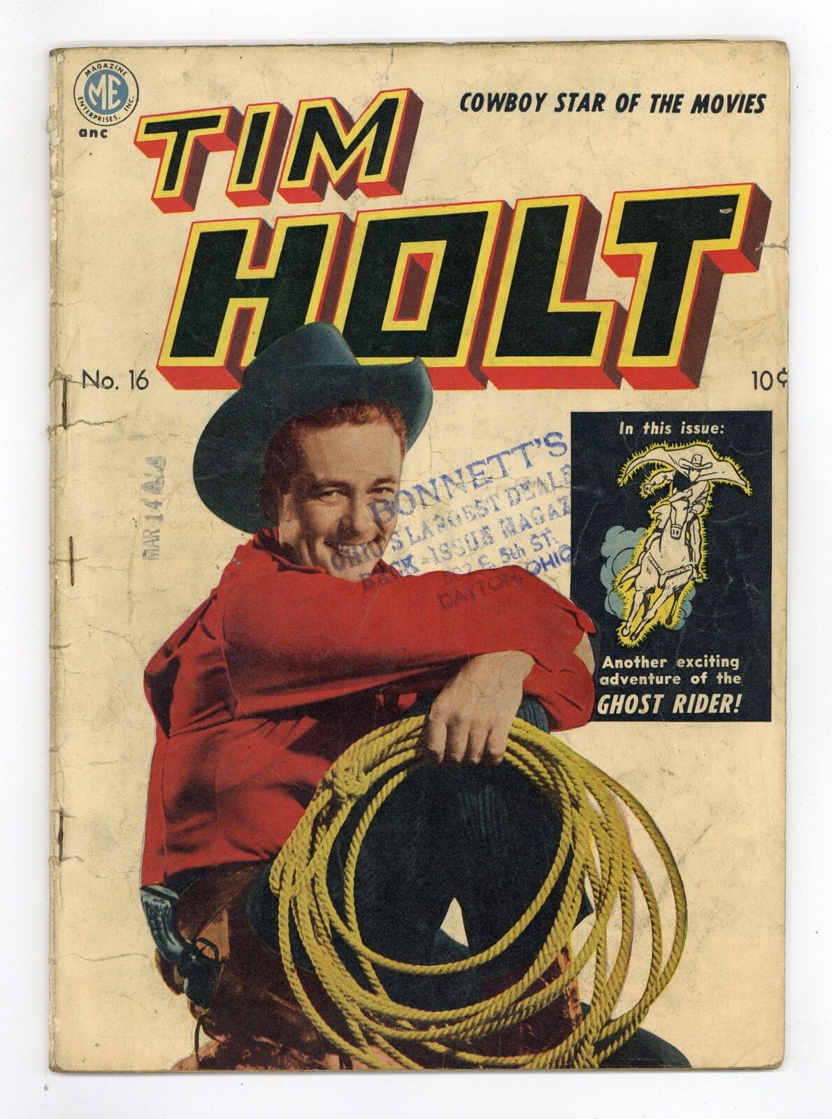 Tim Holt #16 GD+ 2.5 1950