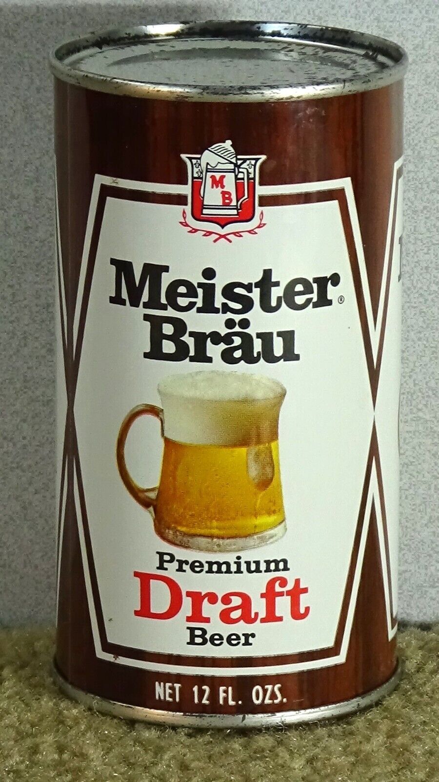 *1968* Meister Brau Draft flat top beer can