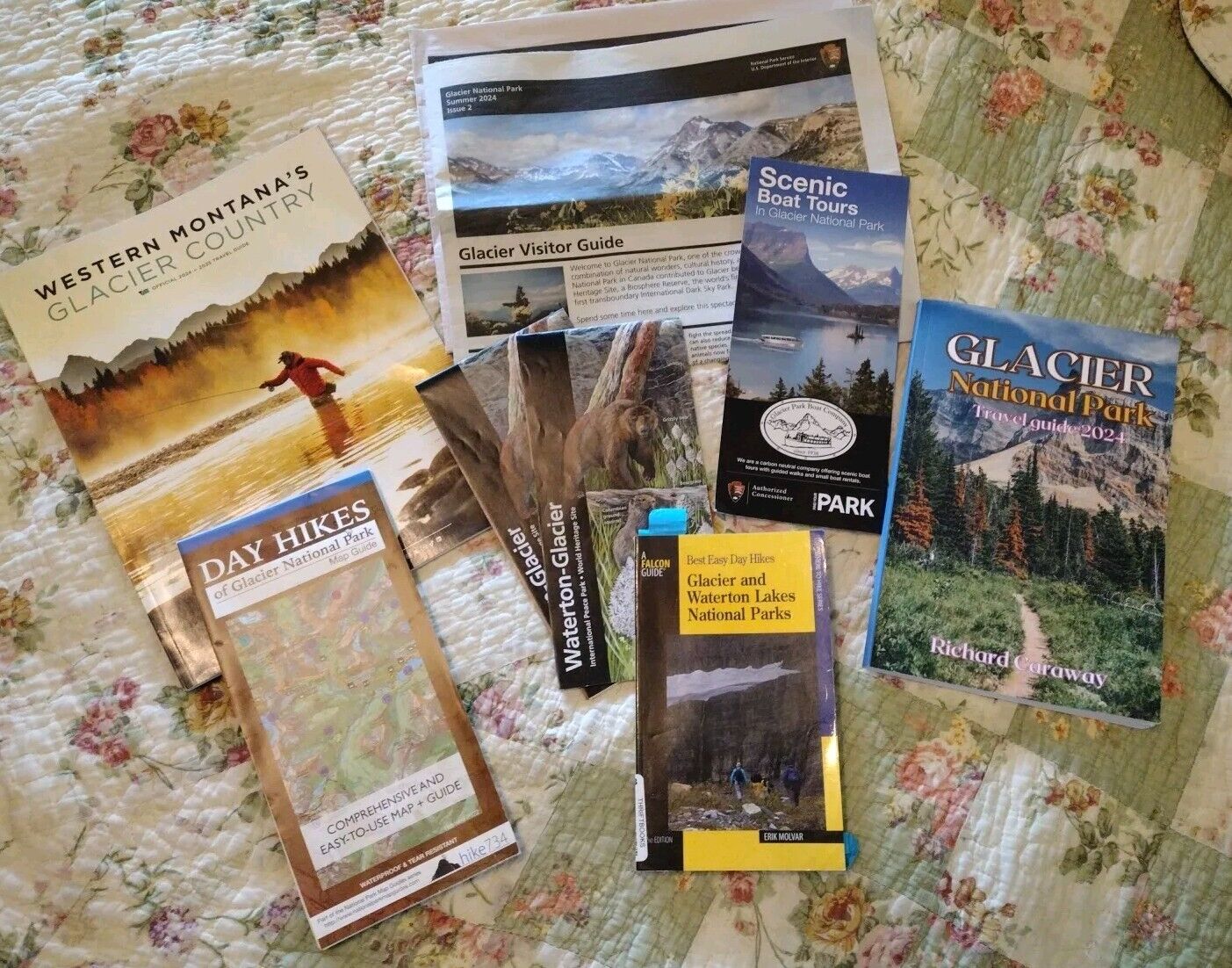 Glacier National Park Travel Guides Hike 734 Map And More