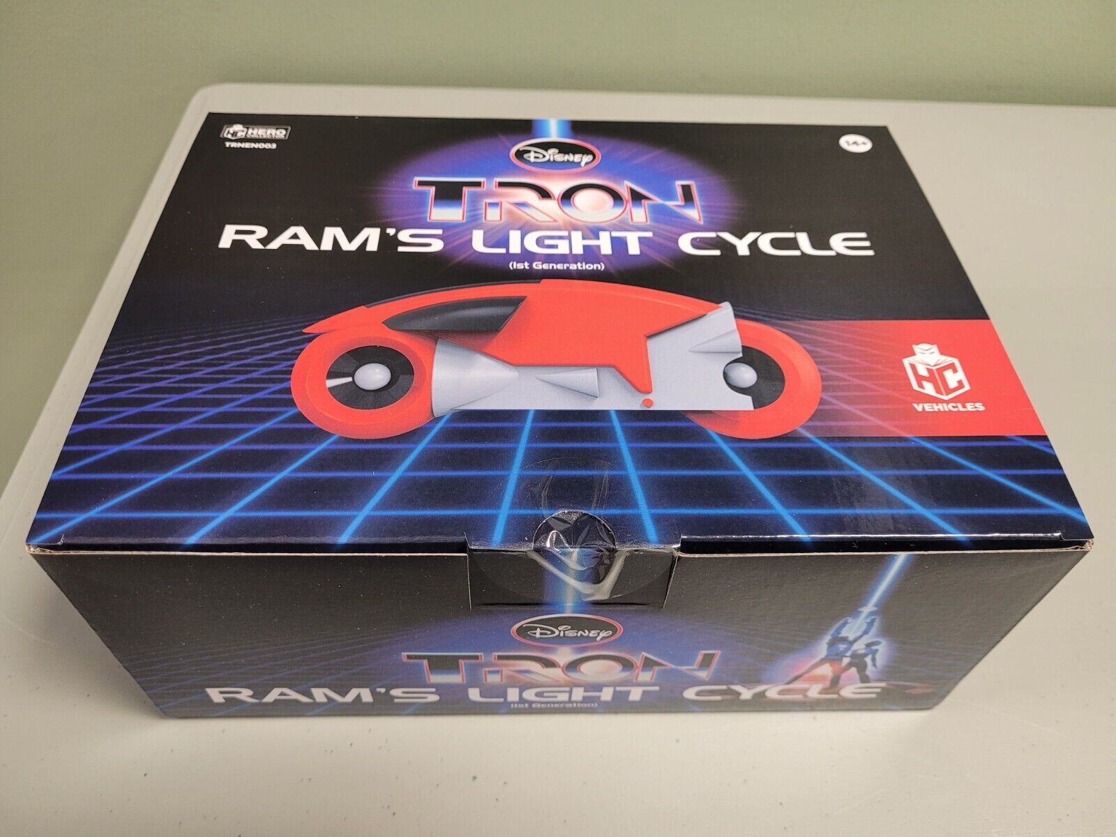 Eaglemoss Disney Tron Hero Collector RAM's RED Light Cycle NEW