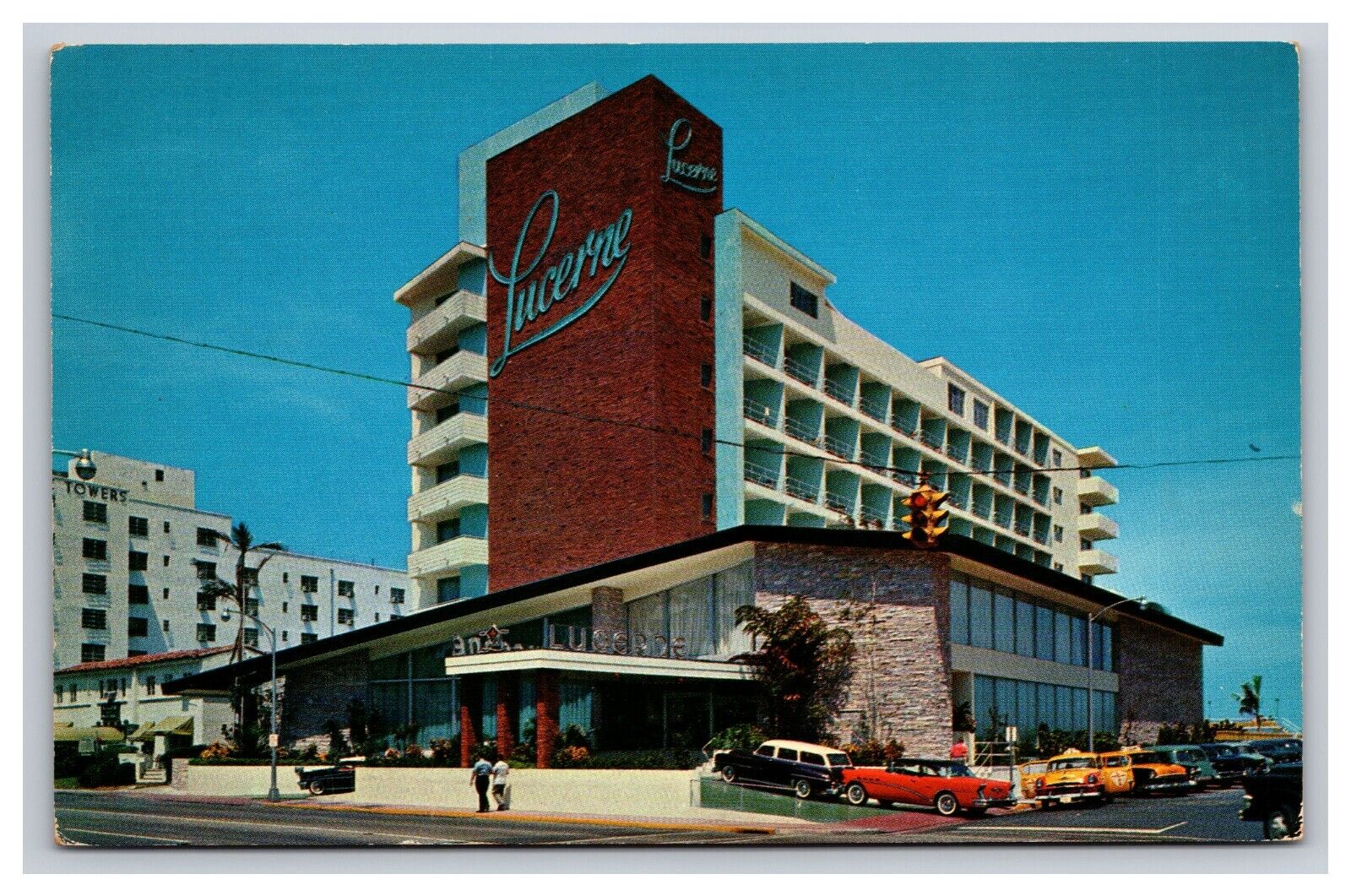 Hotel Lucerne, Miami Beach Florida FL Postcard