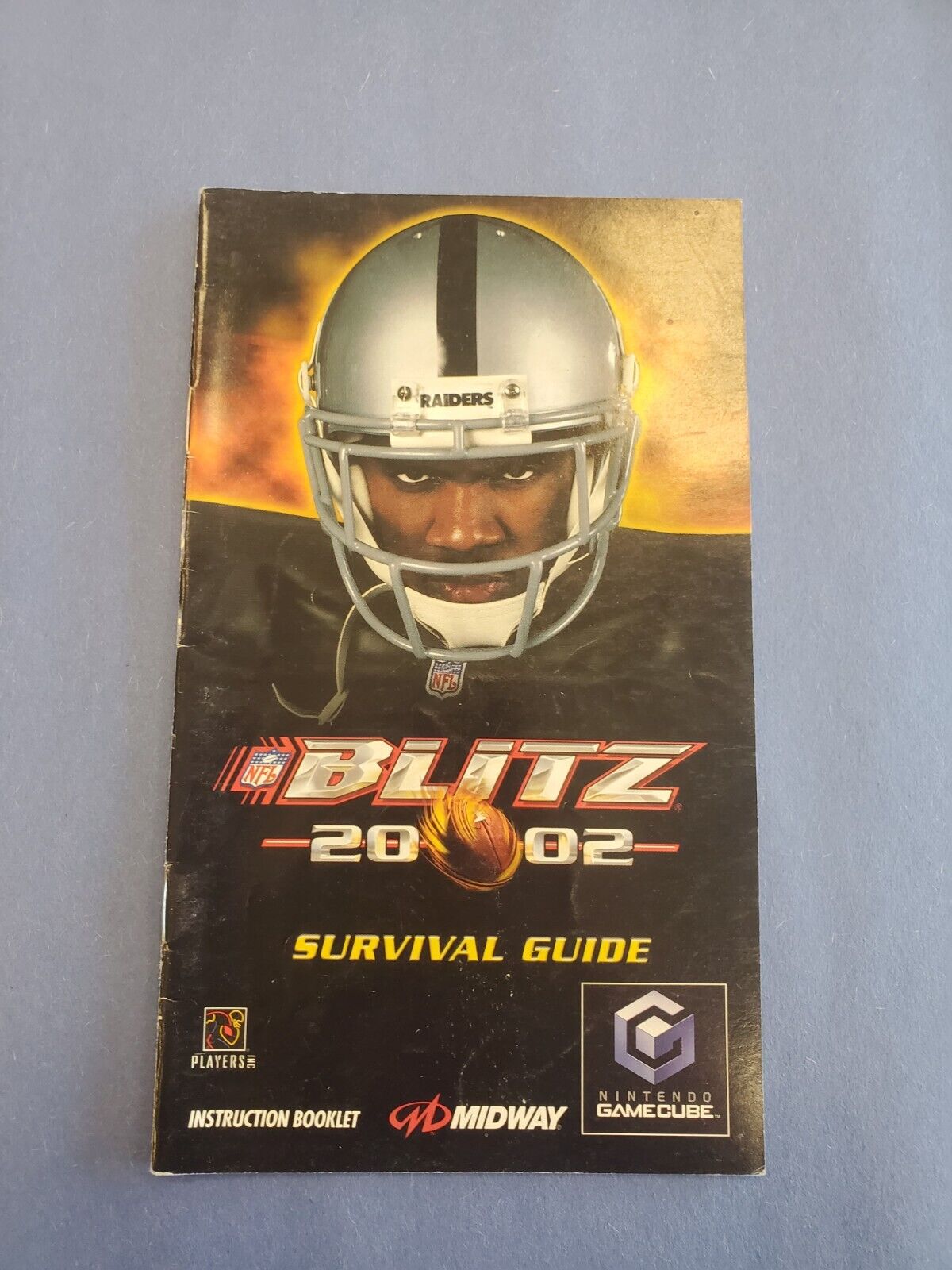 NFL Blitz 2002 Authentic Nintendo GameCube Instruction Manual Booklet Only