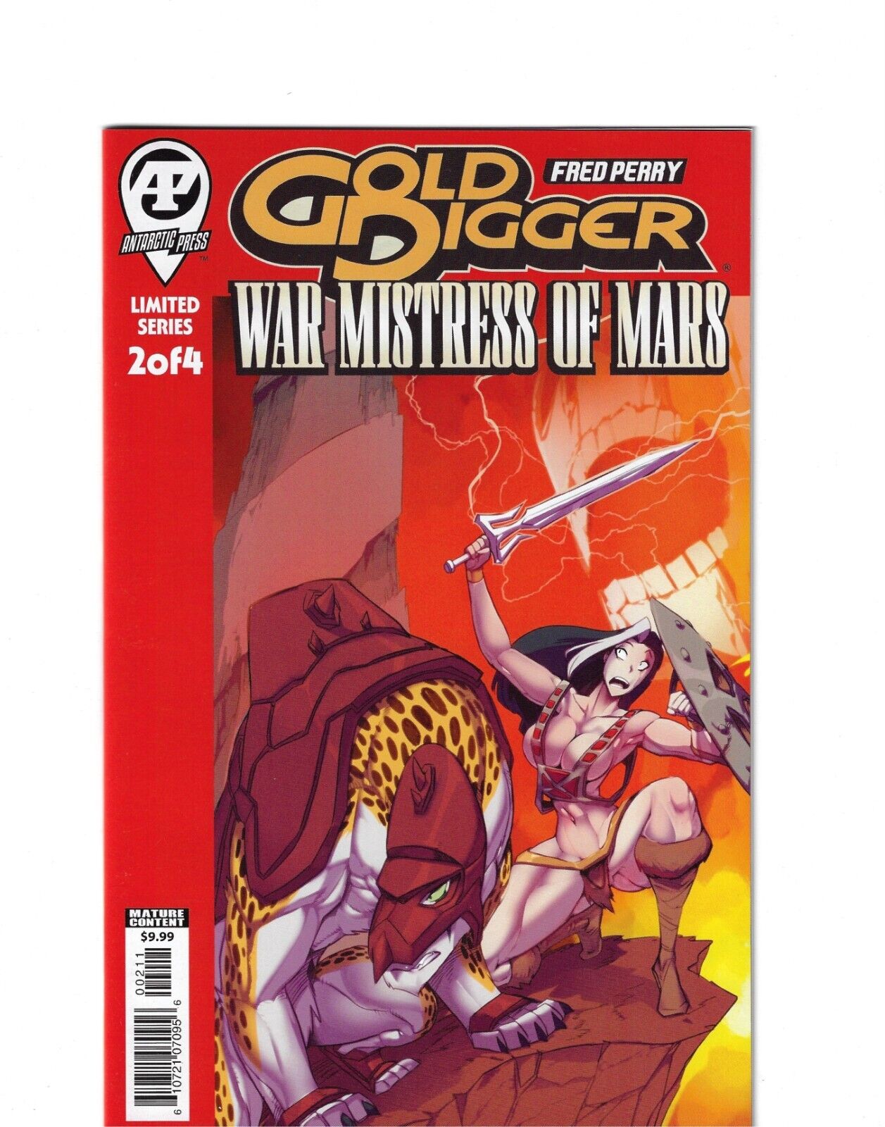 Antarctic Press Comics Gold Digger War Mistress of Mars NM-/M 2024