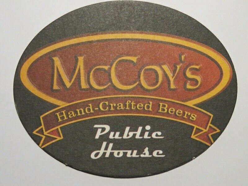 Beer Coaster ~ McCoy\'s Public House Hand Crafted Beers ~ Kansas City, MISSOURI