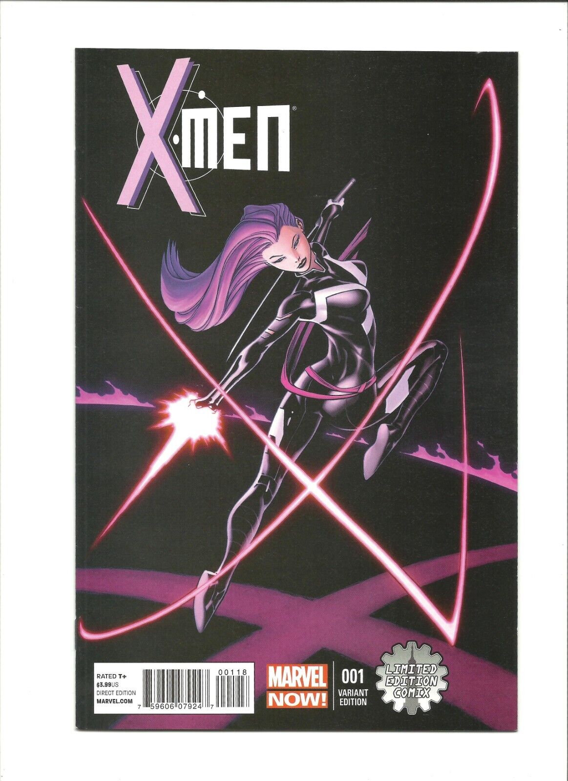 X-Men #1 2013 Limited Edition Comix Variant Marvel Now Betsy Braddock Psylocke