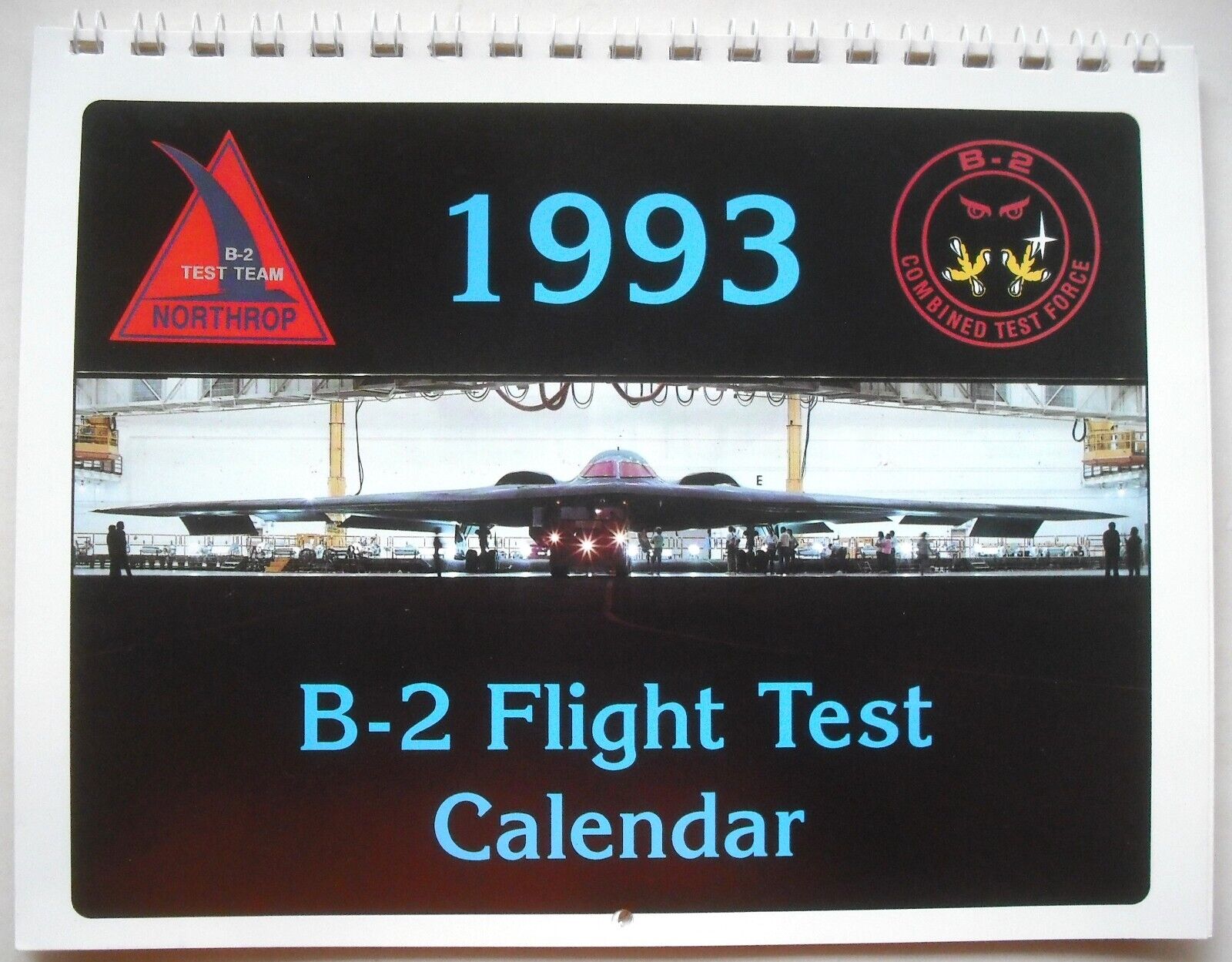 Combined Test Force  B-2 Bomber Flight Test Northrup USAF 1993 Calendar NOS