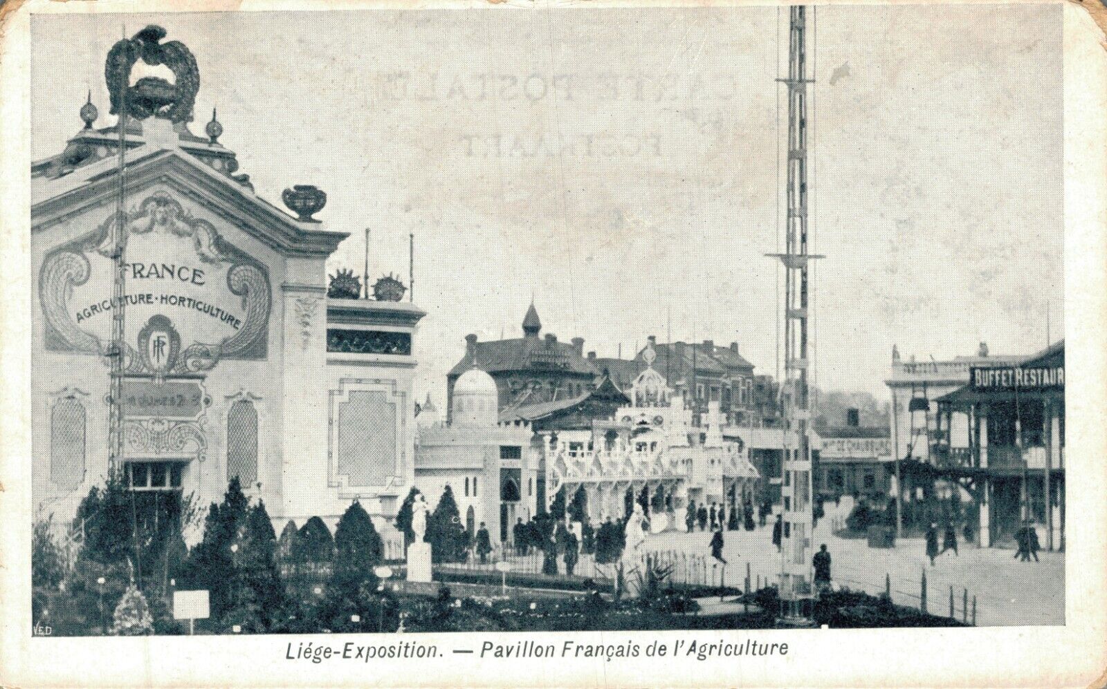 Belgium Liége Exposition Pavillon Français de l\'Agriculture B48