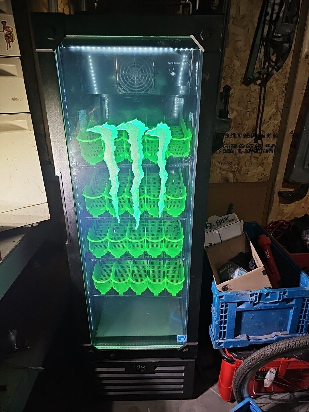 monster energy 6 ft refrigerator.                Idw model GCG-9-B33EB