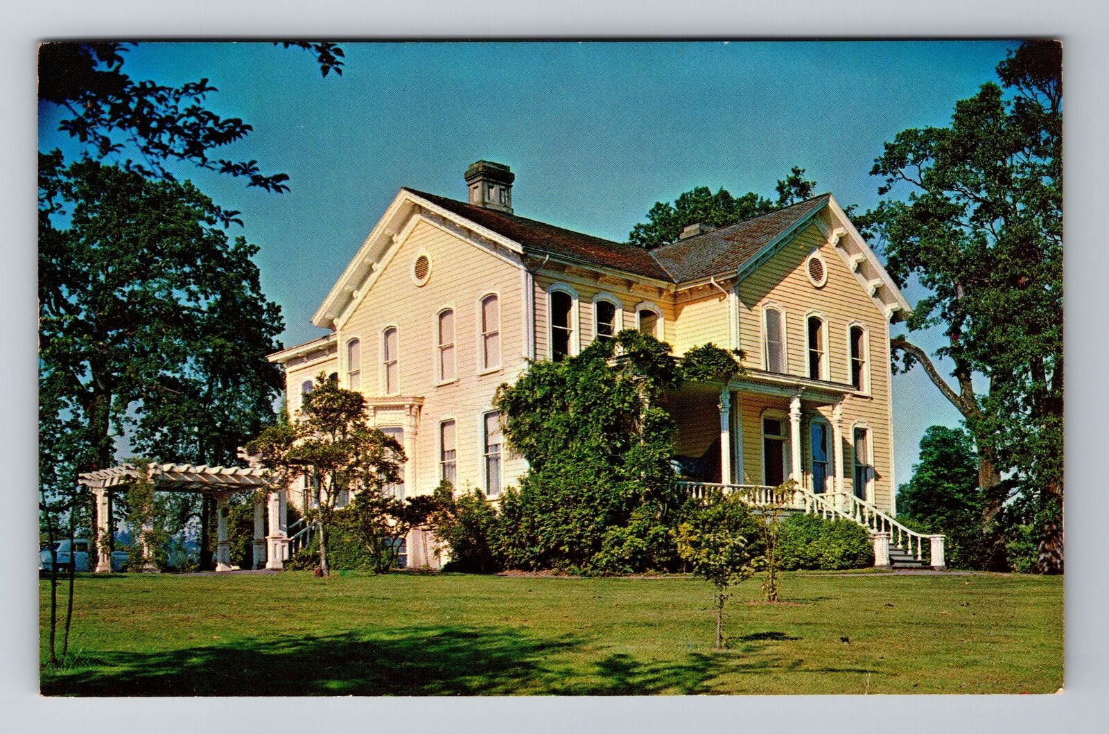 Salem OR-Oregon, Historic Bush House, Antique, Vintage Souvenir Postcard