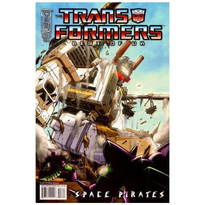Transformers: Best of UK: Space Pirates #3 in NM minus condition. IDW comics [g;
