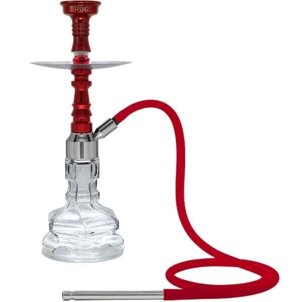 16″ MEDORO BL HOOKAH WITH 1 HOSE - RED