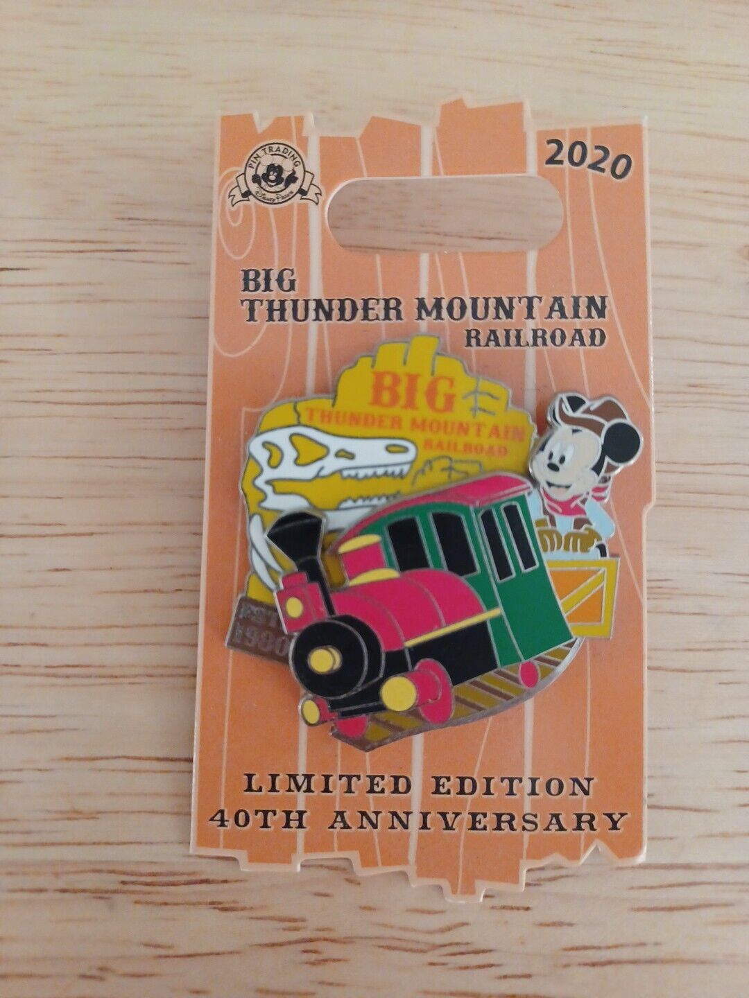 LE Disney Big Thunder Mountain Railroad 40th Anniversary 2020 Pin