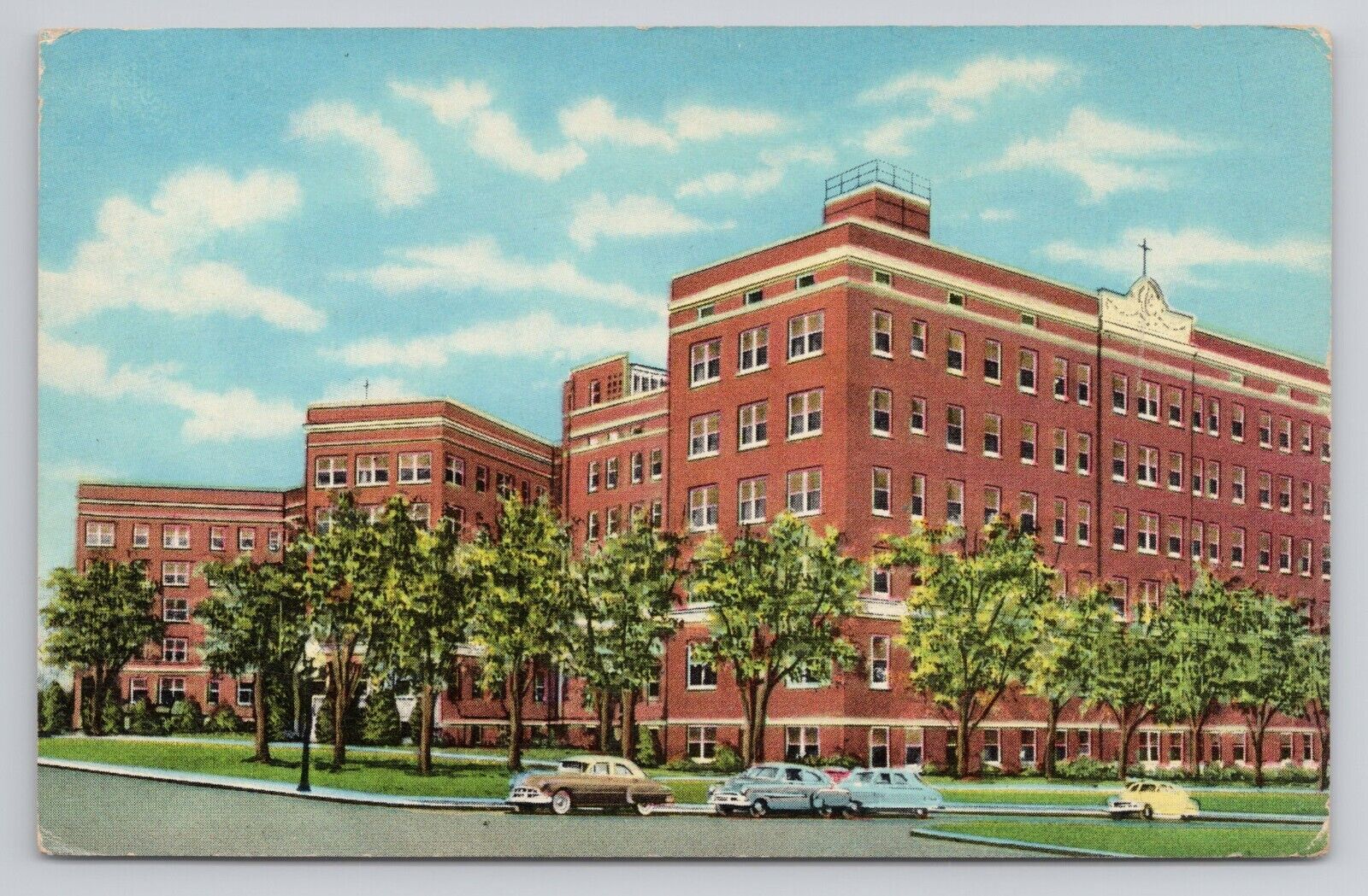 Postcard St John\'s Hospital Tulsa Oklahoma