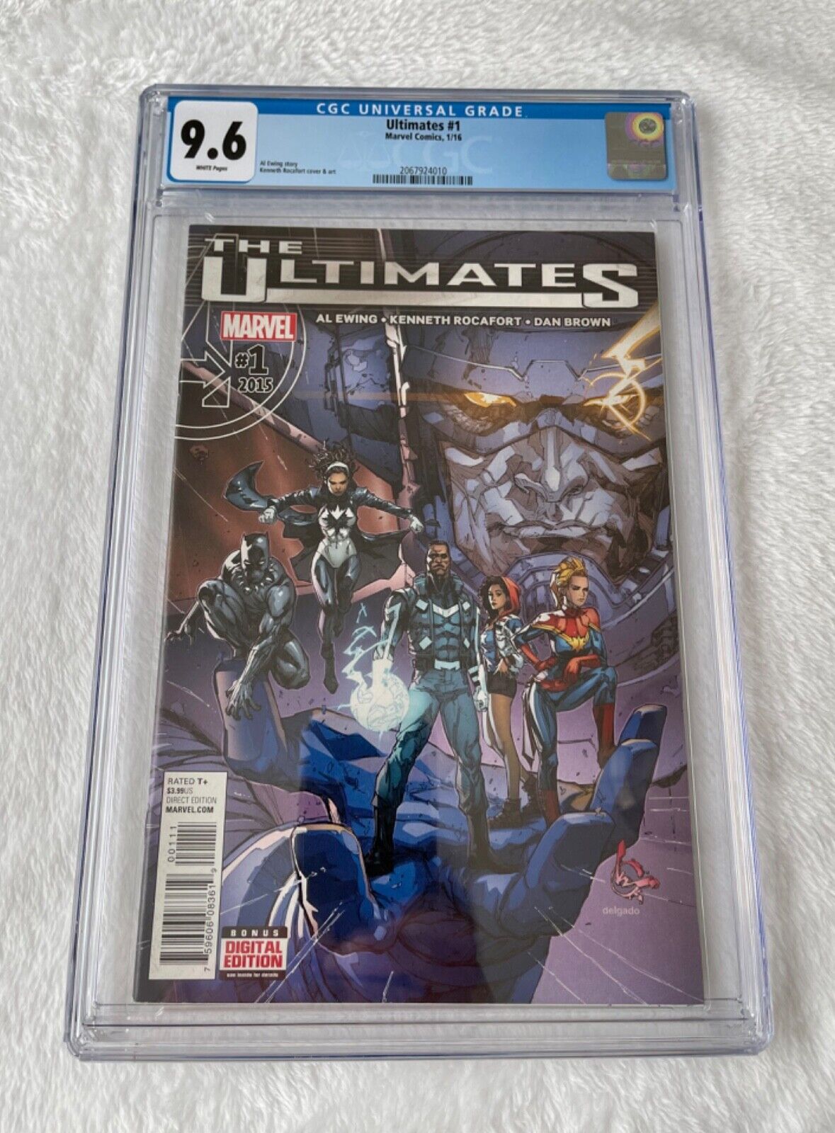 The Ultimates #1 (2016) CGC 9.6, Galactus appearance & cover, Key Issue