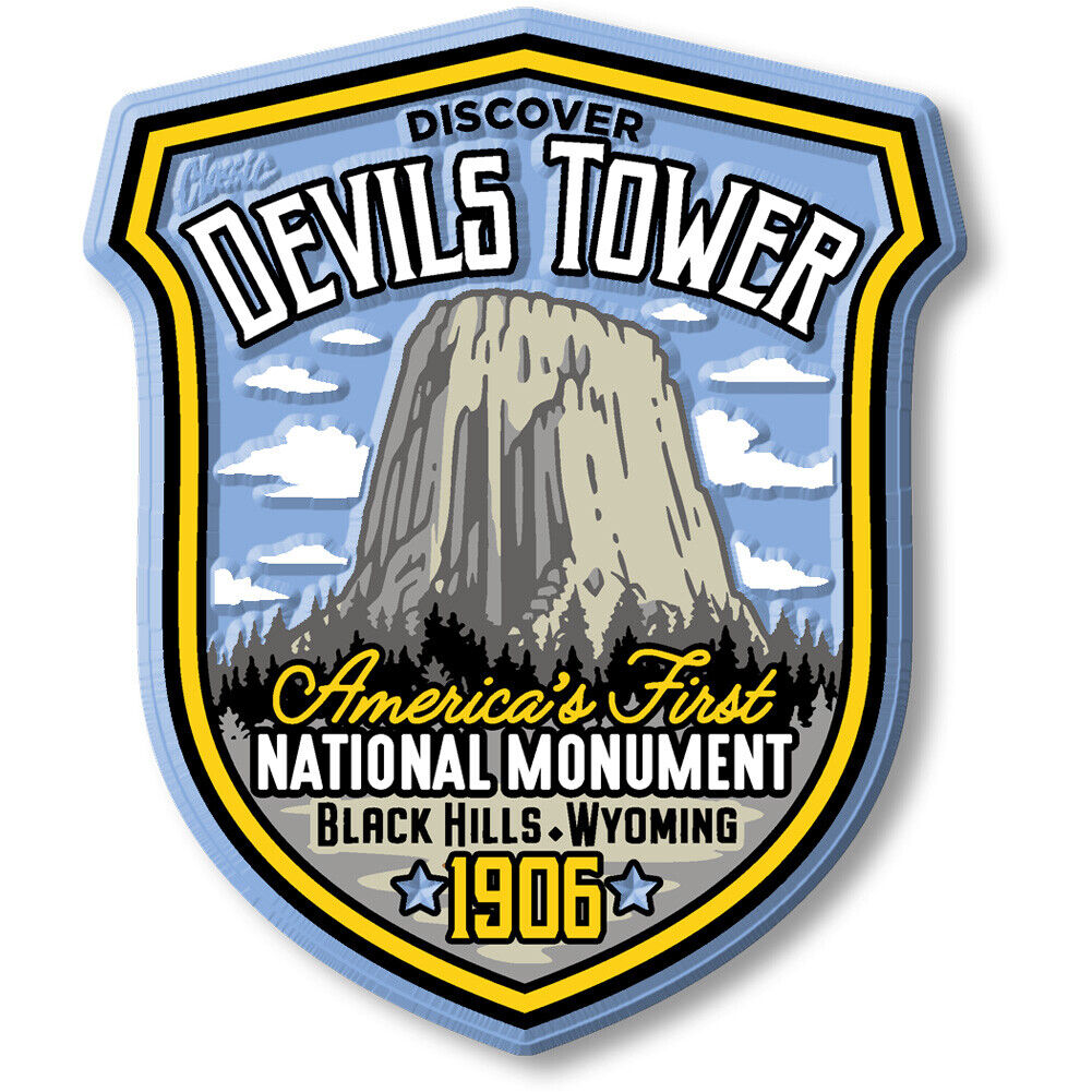 Devils Tower National Monument Magnet by Classic Magnets