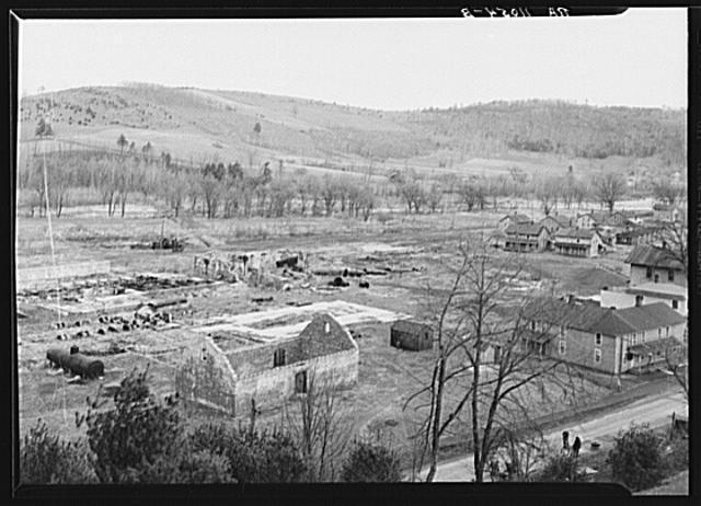 Ghost Town,Canton,PA,Pennsylvania,Farm Security Administration,1936,FSA
