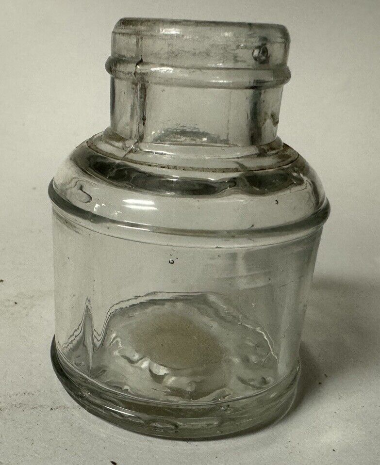 Vintage Glass Inkwell Ink Bottle Carter’s Made In USA