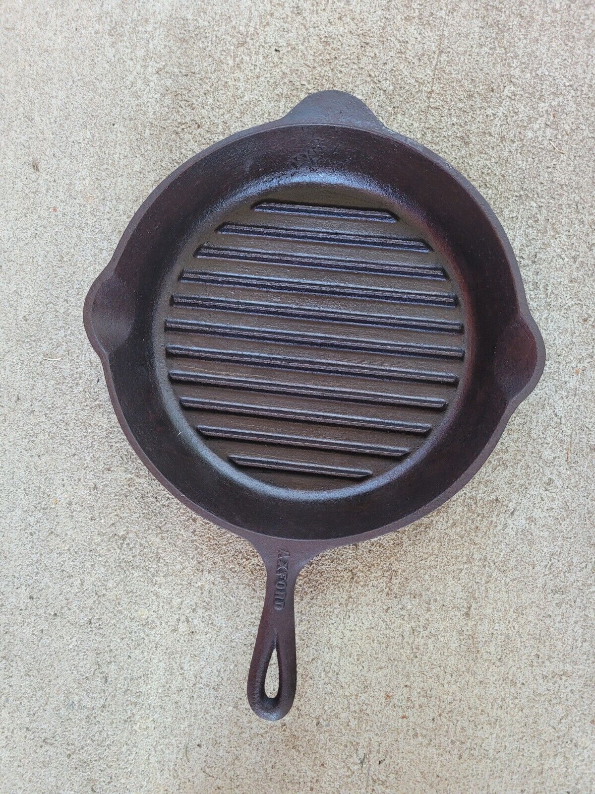 Vintage Axford Broiler Cast Iron Grill Pan Broil-Rite  Pan