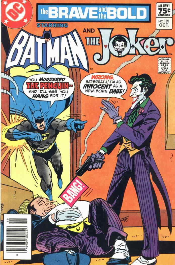 Brave and the Bold, The #191 (Newsstand) VF; DC | Batman Joker Penguin 1982 - we