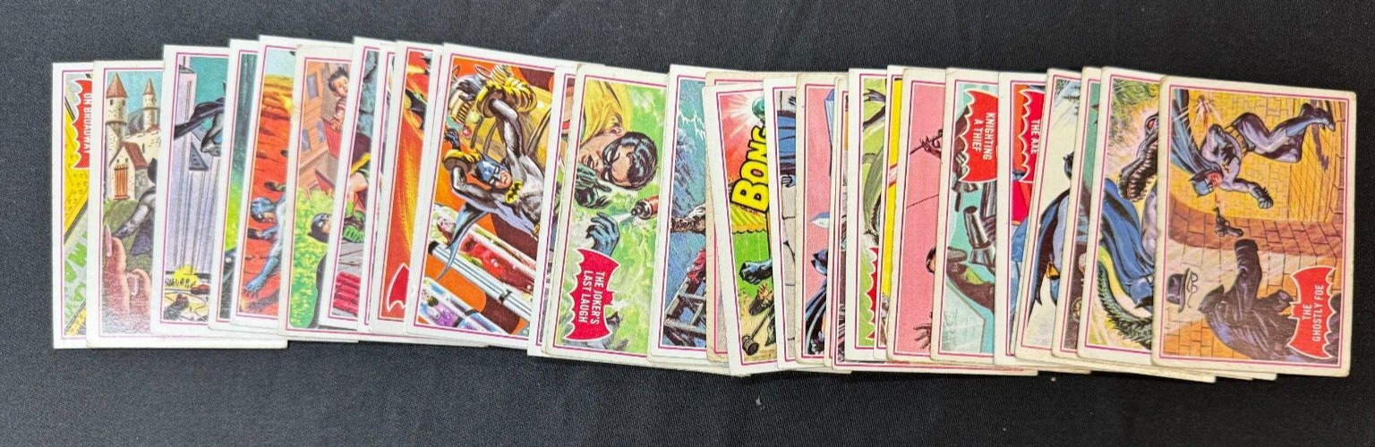 Topps 1966 Batman Red Bat Cards 33 card lot