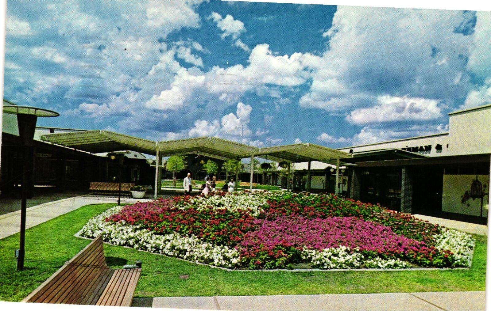 Vintage Postcard- Seminary South Shopping Center, Fort Worth, TX.