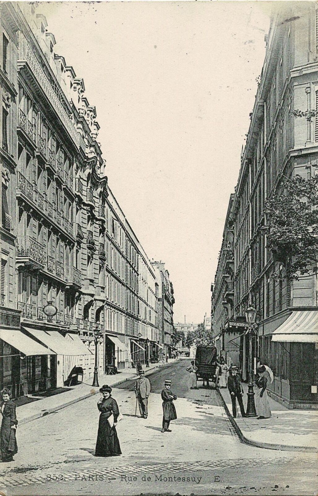 CPA - Paris rue Montessuy