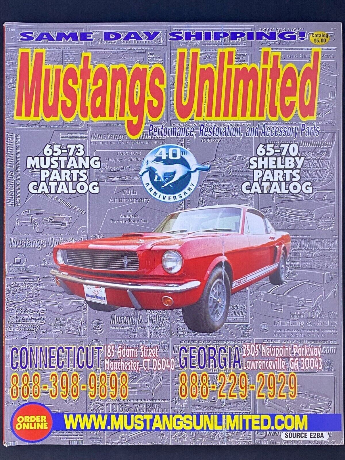 2004 Mustangs Unlimited 1965-73 Mustang & 1965-70 Shelby Parts Catalog