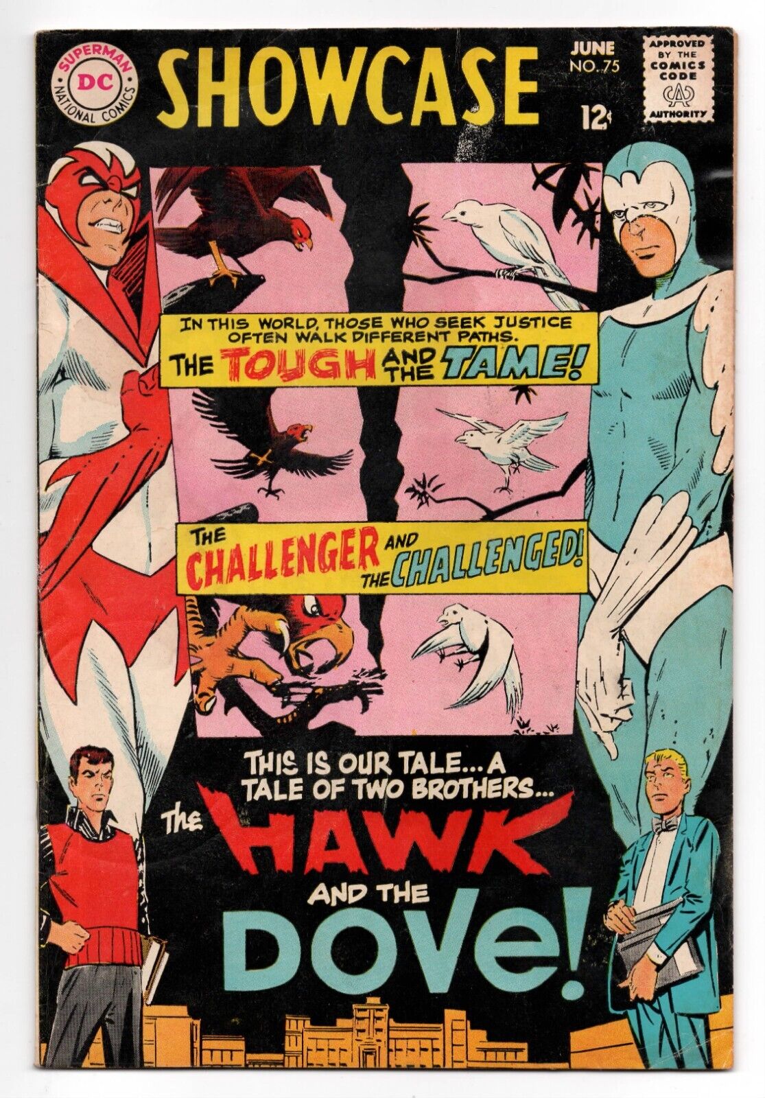 Showcase #75 (DC, 1968) 1st appearance Hawk and Dove, Steve Ditko | VG/FN 5.0