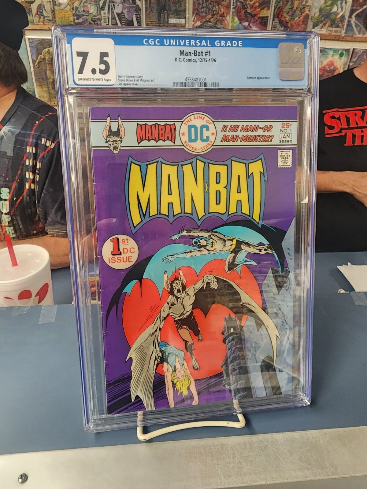 Man-Bat #1. Cgc 7.5. 1976