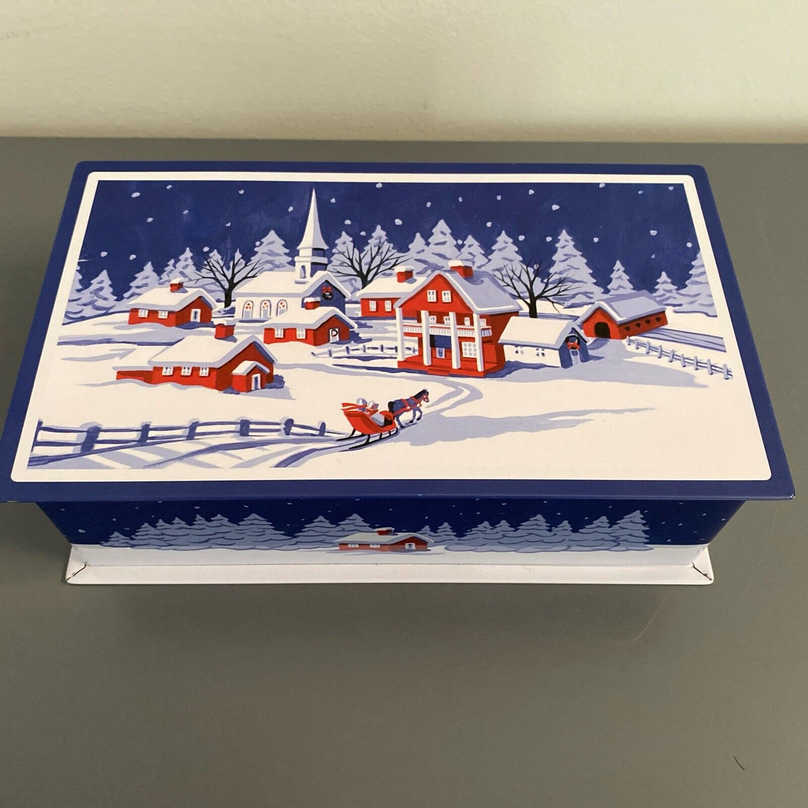 Vermont Country Store Christmas Candy Tin