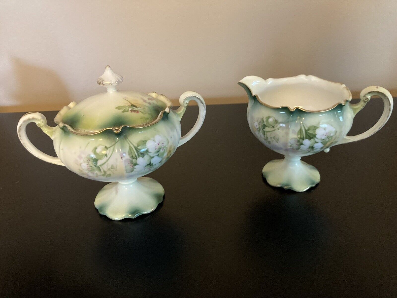 Vintage RS Prussia Porcelain Cream and Sugar
