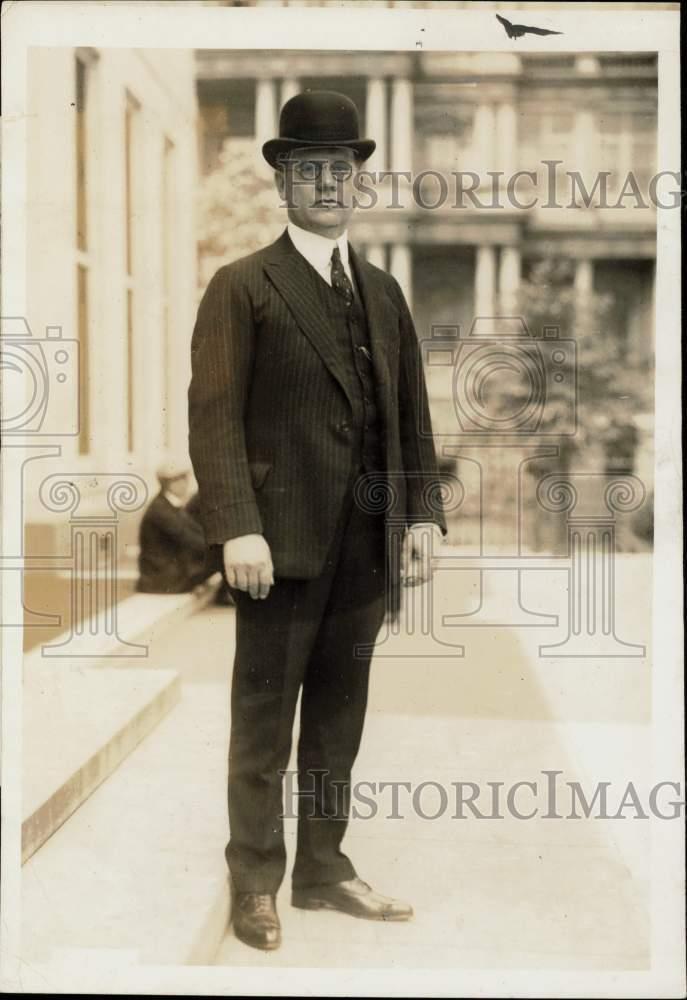 1921 Press Photo Commissioner Walter F. Brown of Toledo, Ohio - kfa17792