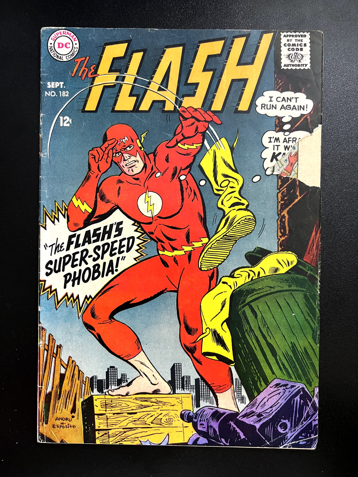 The Flash #182 (1968) 4.0 VG