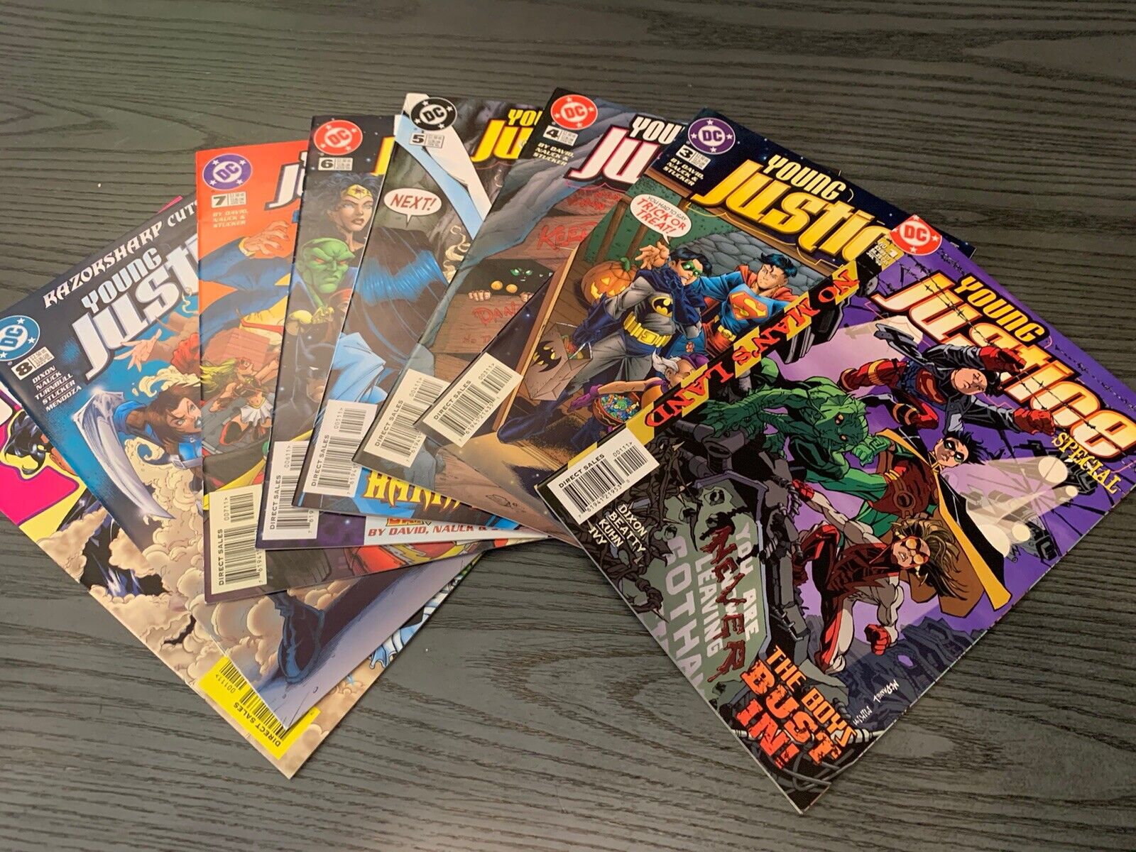 Young Justice 8-book Lot