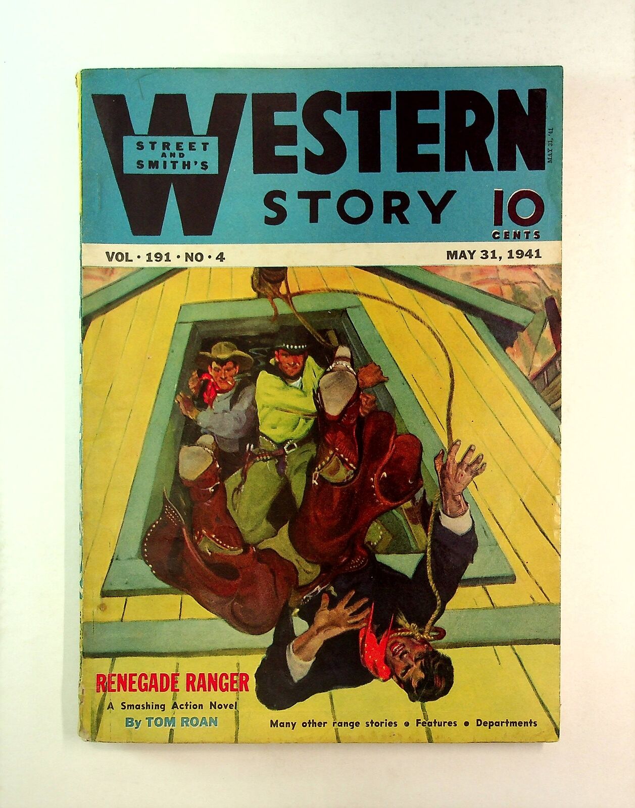 Western Story Magazine Pulp 1st Series May 31 1941 Vol. 191 #4 VG