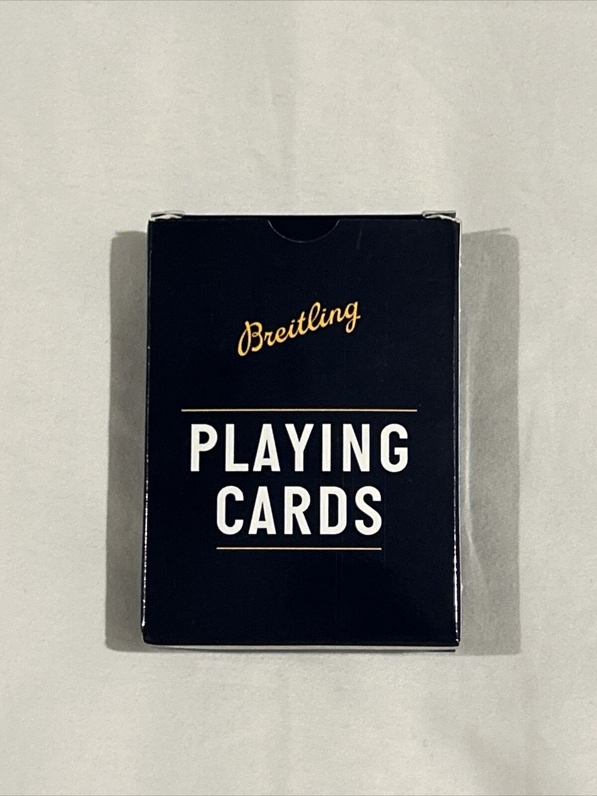 Breitling Playing Cards Promotional Watch Item Exclusive and Rare