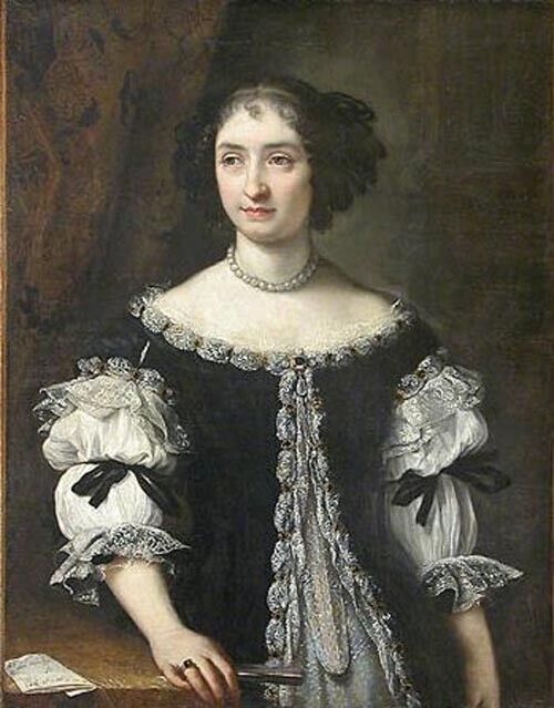 Oil painting Portrait-of-Marie-Madeleine-Rospigliosi-Carlo-Maratta-Oil-Painting
