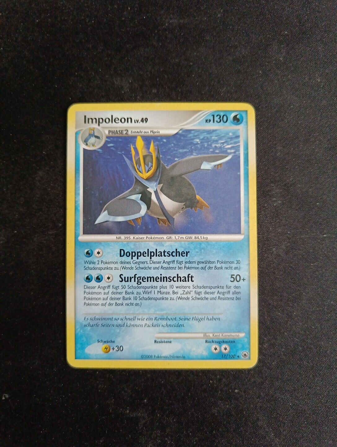 Pokemon Card - Impoleon 17/100 - Majestic Morning - Rare - German