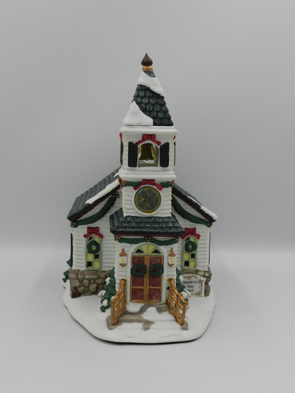 Hershey’s Holiday VILLAGE CHURCH W/Light Original Box Christmas Village 2001