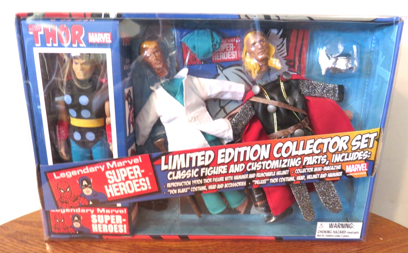 Thor Legendary Collector Set Marvel - Diamond  EMCE Toys  #338 0F 3200 Sealed