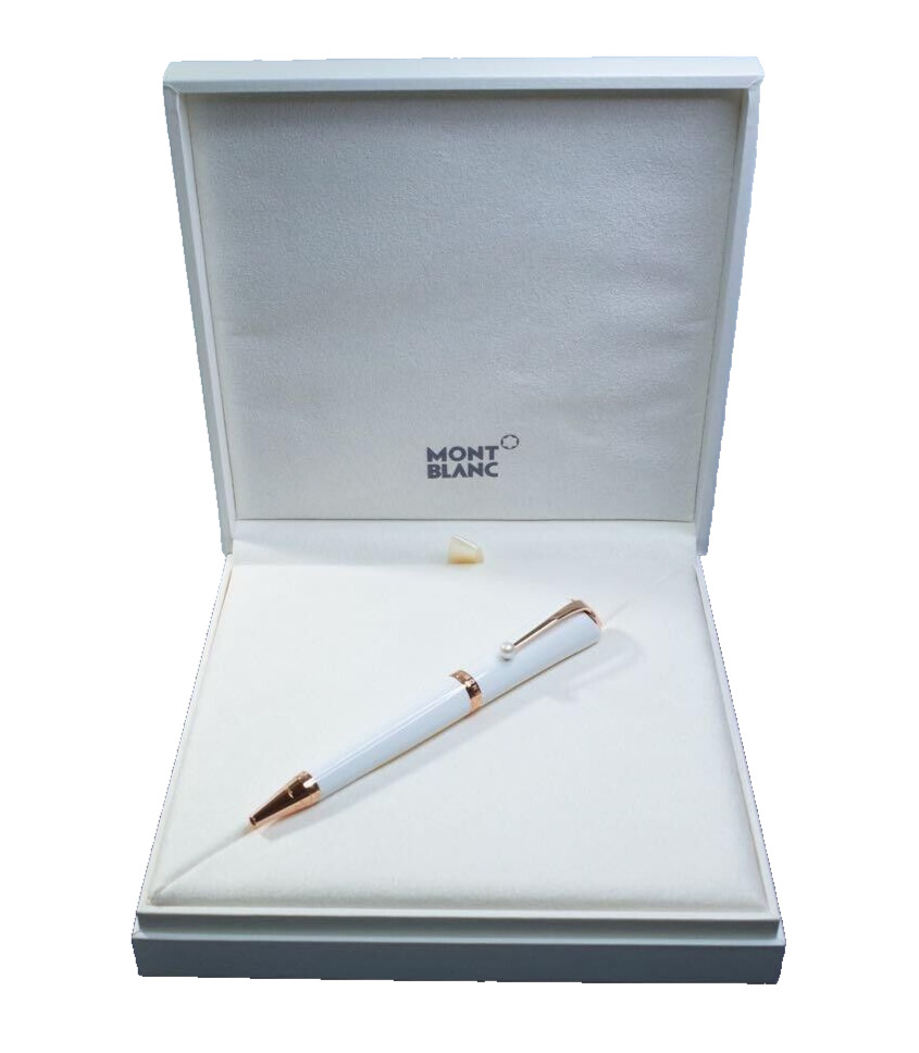 Montblanc Muses Line Marilyn Monroe Ballpoint Pen Special White & Gold Box New
