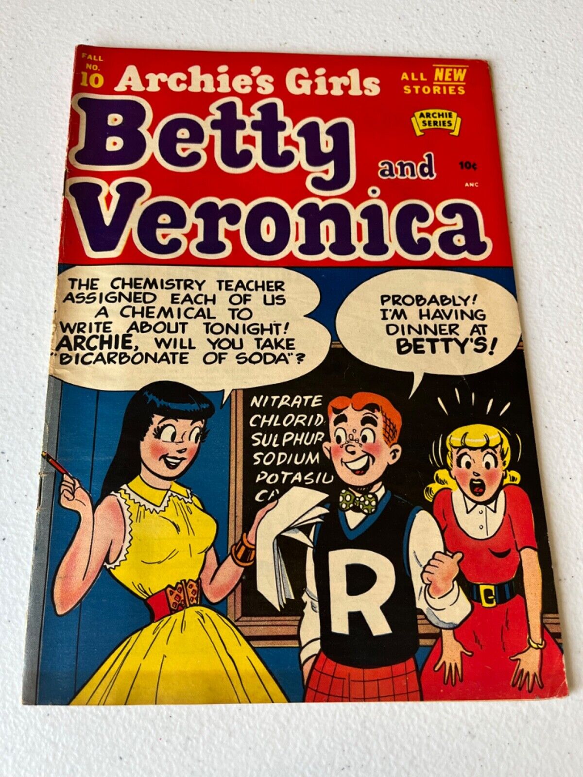 Betty and Veronica #10 VG- 3.5 1953