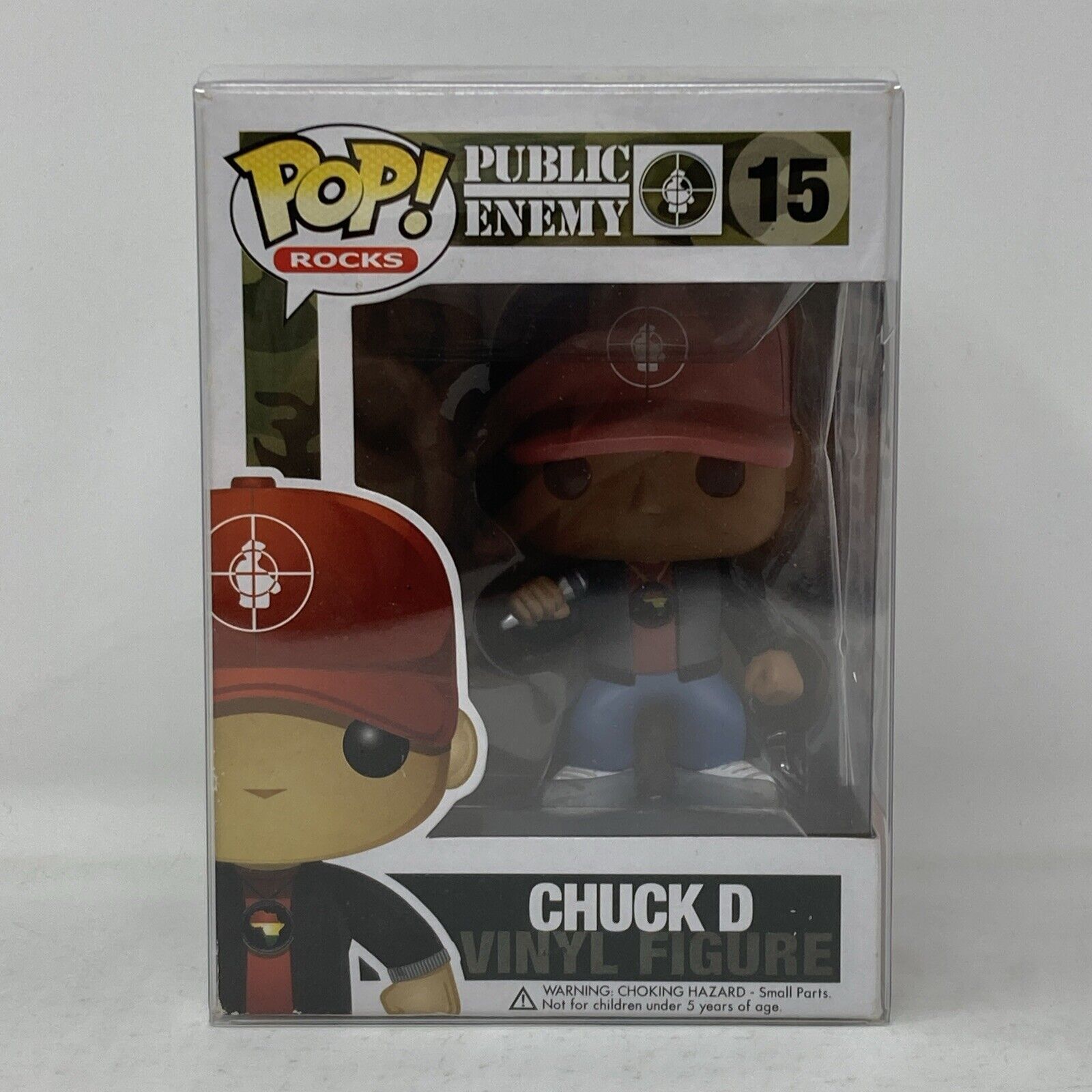 Funko Pop Public Enemy Chuck D #15 in Protector (C12)