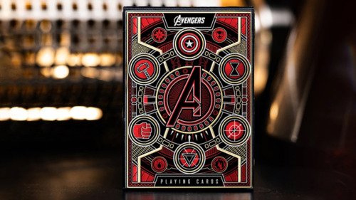 Marvel Avengers: Red Edition Playing Cards by theory11