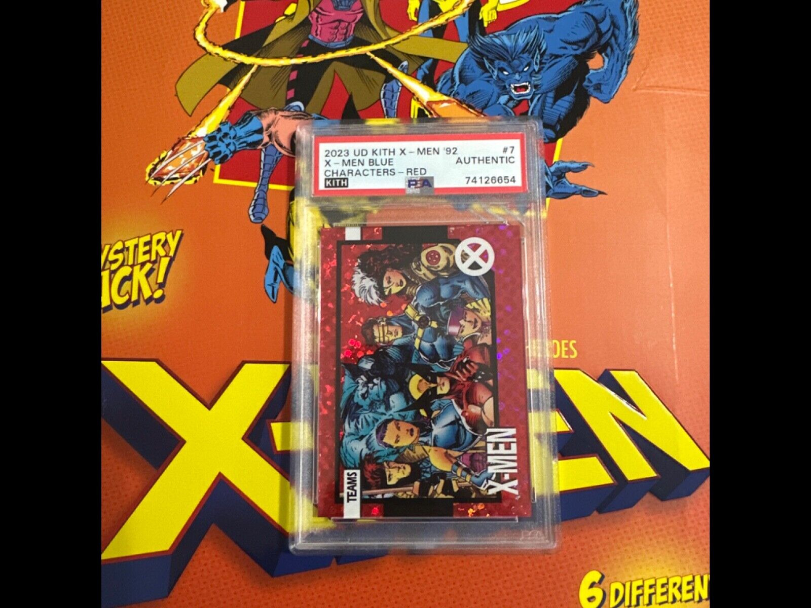 2023 UD Kith X- Men 92 Characters Red #7 Asics PSA Graded Card 1 Of 100