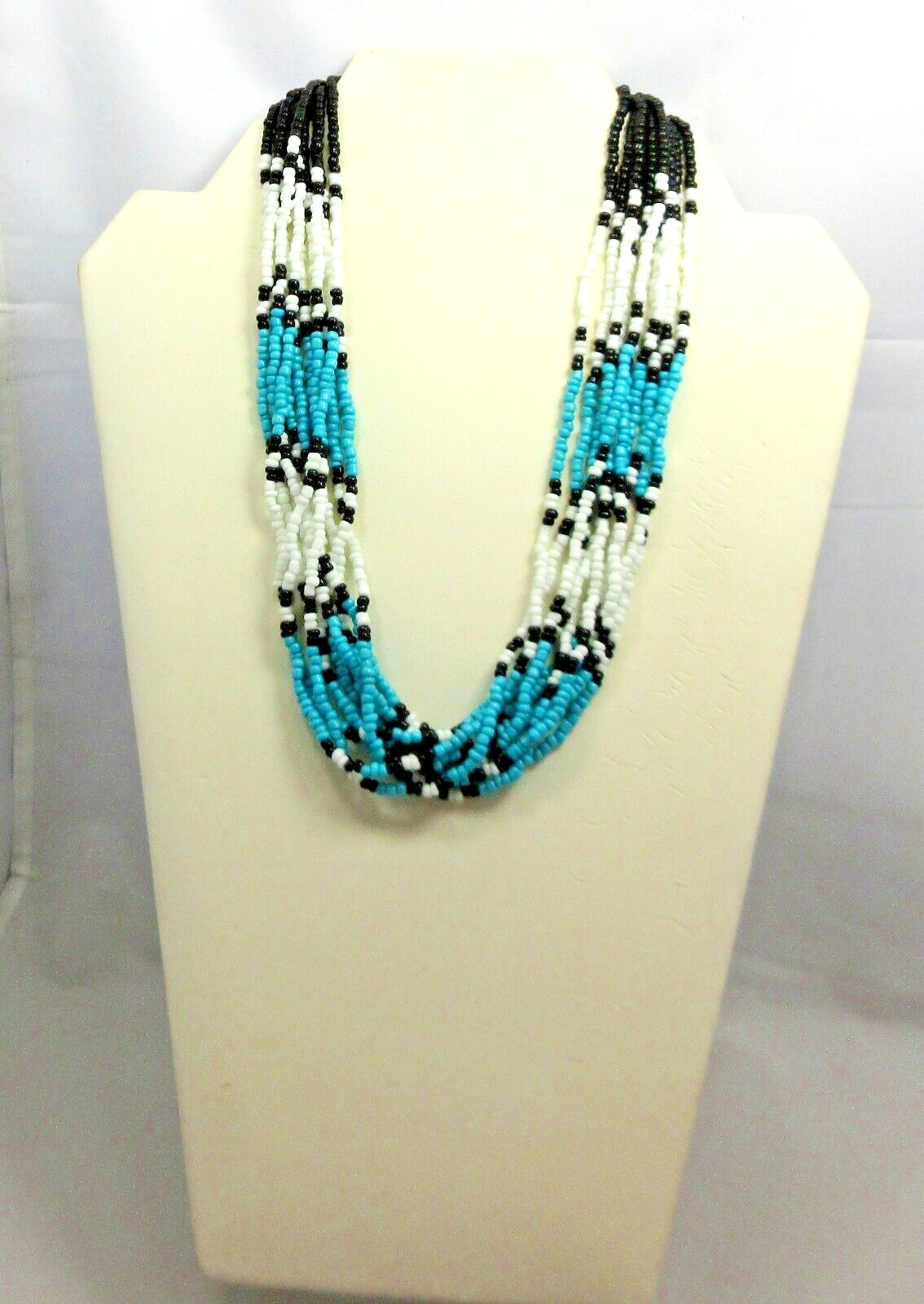 10 Strand Beaded Necklace 18\