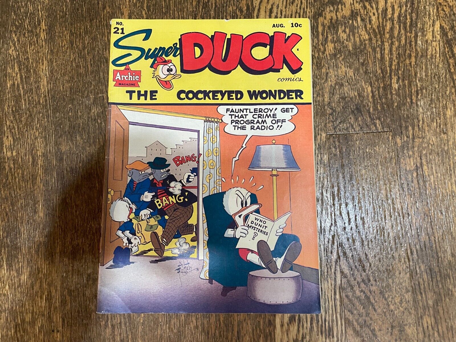 Super Duck # 21 1948 Archie Comic Book The Cockeyed Wonder Golden Age August